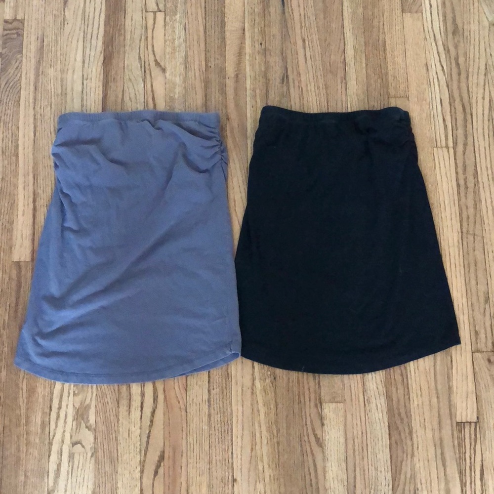2 Strapless Tops